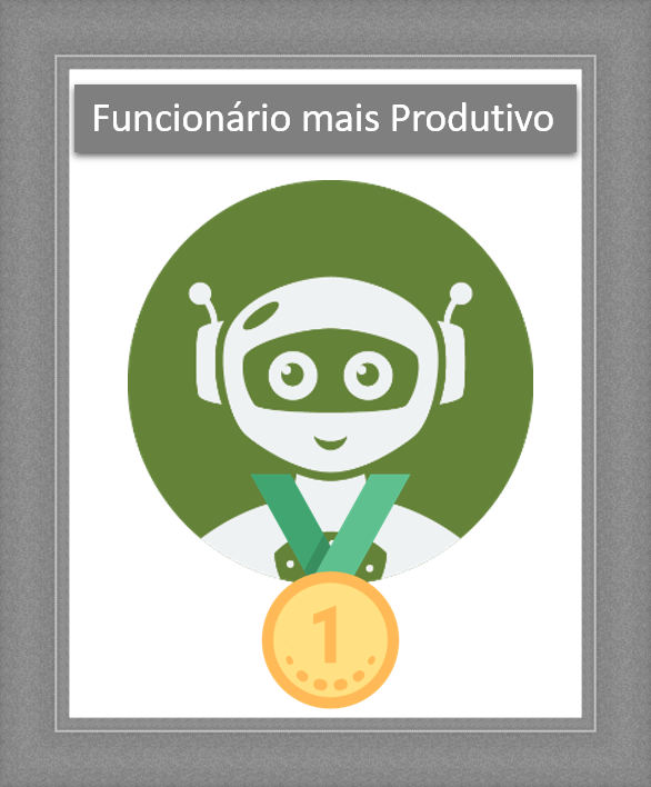 #Case - Robô SuperClient Homenageado como funcionário mais produtivo!